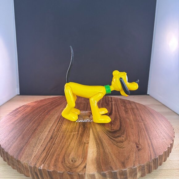 Vintage Disney Store Pluto Figurine Disney Collectible Hard Plastic - Picture 2 of 8